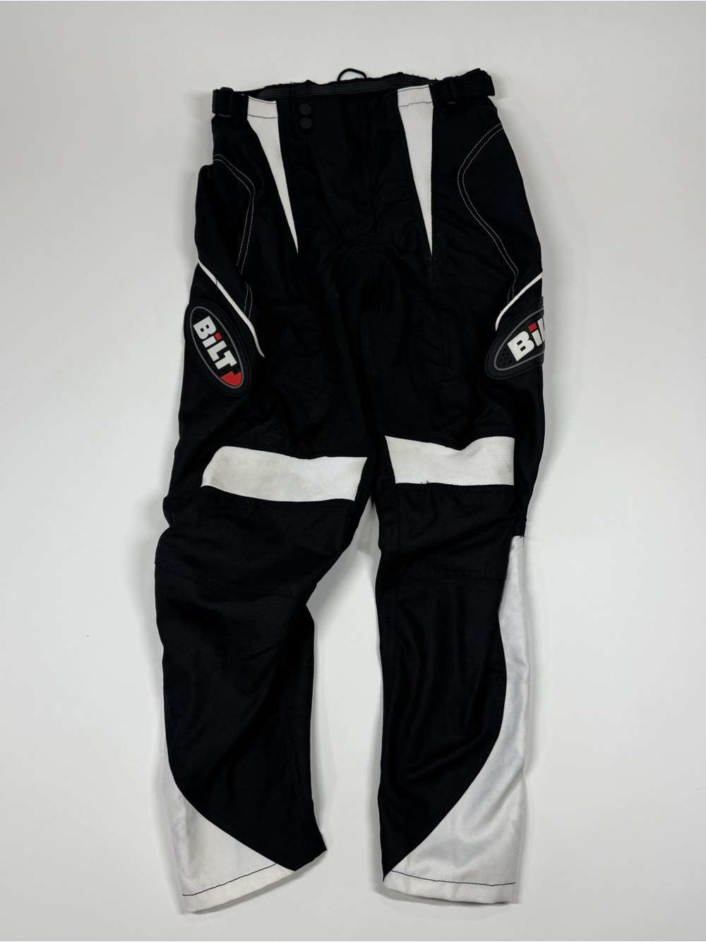 BiLT BLORP 1 Mens Motocross Racing Pants Black White Size 30 Dirt Bike Riding